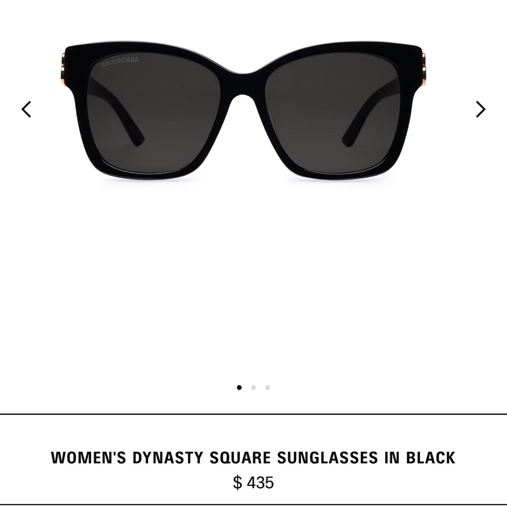 Balenciaga Dynasty Square Sunglasses